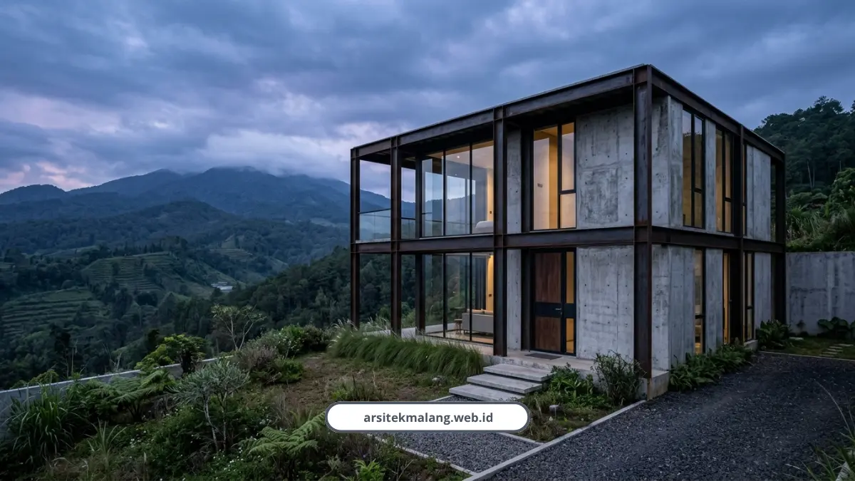 10 Inspirasi Fasad Rumah Minimalis Malang – Konsep Arsitek Malang