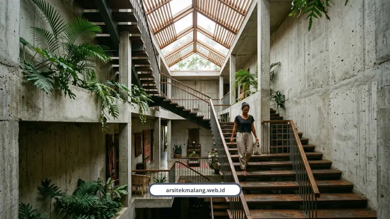 Portofolio Arsitek Malang: Desain Rumah Tropis Modern