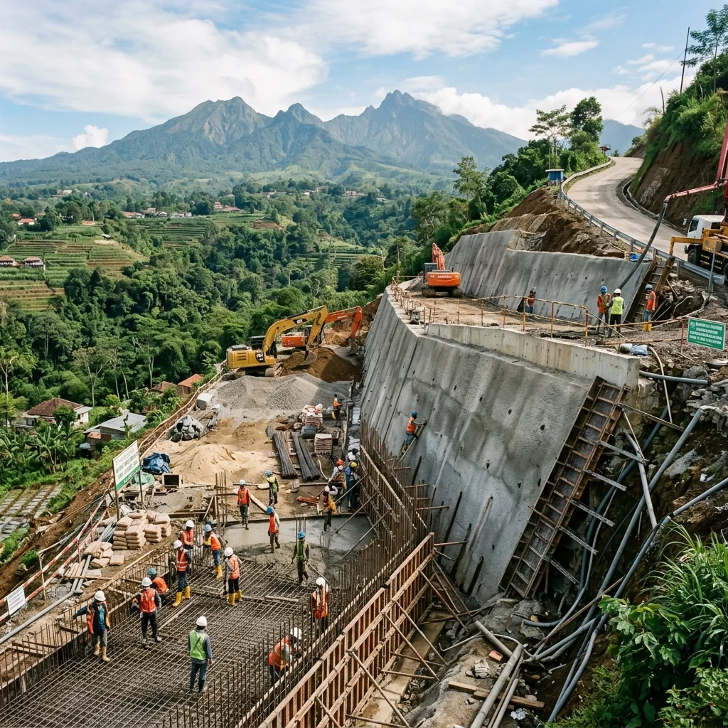Retaining Wall Batu Malang